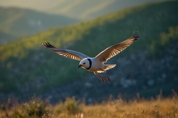 Bird Flying in the sky on transparent background