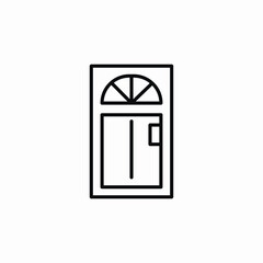 entry home icon sign vector