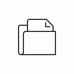 folder file icon sign vector