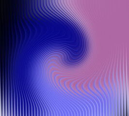 Abstract blue and pink swirl with textured lines vibrant digital art design