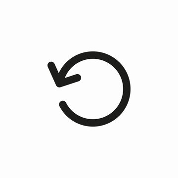 refresh arrow icon sign vector