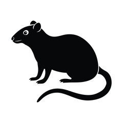 Rat Vector Art Illustration Set
