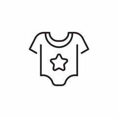 baby costume icon sign vector
