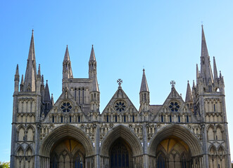 Peterborough Cathedral Architecture, England, UK