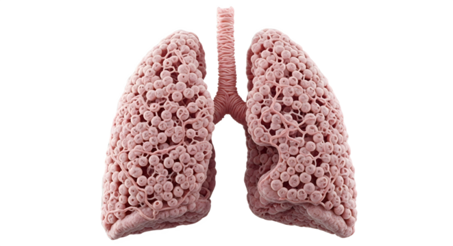 Woman holding heart model, isolated on white