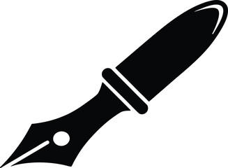 Ink pen writing icon.