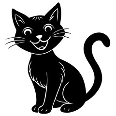  silhoutte-a-happy-cat