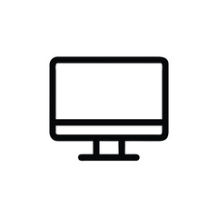 lcd tv monitor isolated