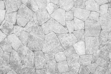 Empty monochrome black and white (light grey) cross section stone floor for abstract  background and texture. beautiful patterns, space for work, banner,seamless wallpaper, close up.