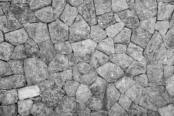 Cracked stone floor for abstract background and texture. beautiful patterns, space for work, banner,seamless wallpaper, close up. Panorama.