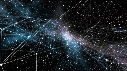 abstract background or banner of digital connectivity - Powered by Adobe