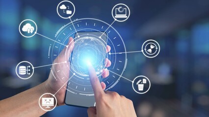 Cloud backup system connects devices through a secure data backup network. Data backup ensures...