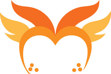 new year 2026 decorative mask in impressionist 