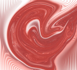 Abstract red swirl pattern dynamic fluid motion psychedelic art texture background