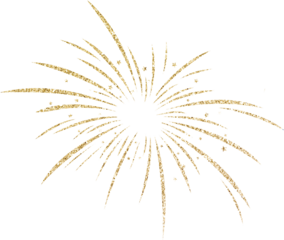 Abstract Golden Geometric Tunnel Perspective graphic isolated on a transparent background