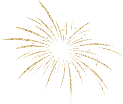 Abstract Golden Geometric Tunnel Perspective graphic isolated on a transparent background