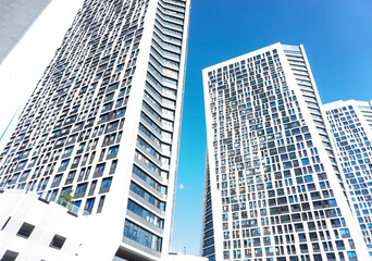 modern office buildings