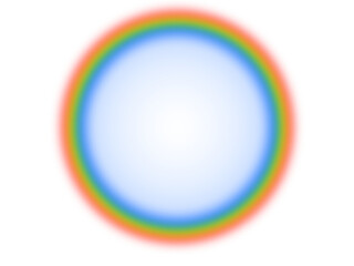 Circular Gradient with Concentric Rings on White circle isolated on a transparent background