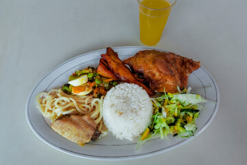 Typical Colombian lunch