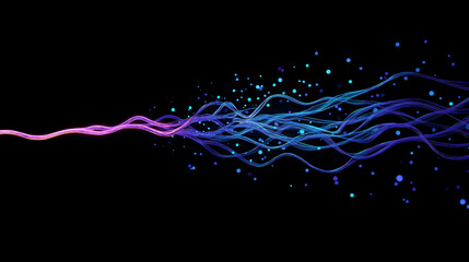 Abstract Tech Background of Neural Networks and AI