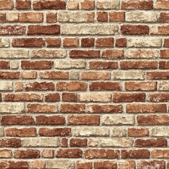 Seamless Brick Wall Texture Pattern for Realistic Construction Backgrounds