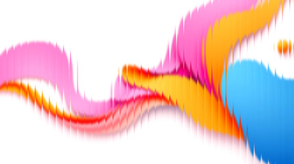 Obraz premium Vibrant colorful wave design element with dynamic flow for modern backgrounds or artistic projects adds energy and visual interest to any design