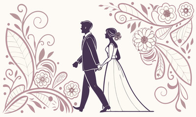 bride and groom love 