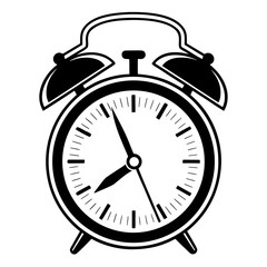 alarm clock vector illustration