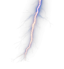 Electrical outage risk visualization with isolated lightning strike used for illustrating power grid vulnerability high voltage hazards infrastructure failures and emergency safety warnings