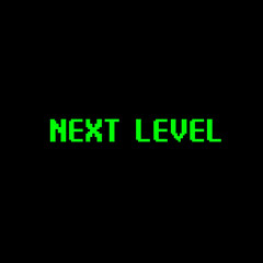 Next Level achievement graphic for success and progress