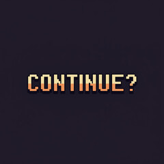 Pixel art text prompts replay game action