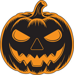 Halloween event special spooky pumpkin head