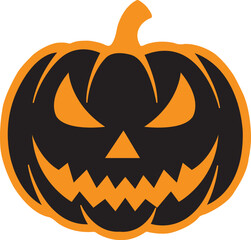 Halloween event special spooky scary pumpkin head