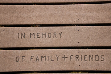 In memory of family and friends