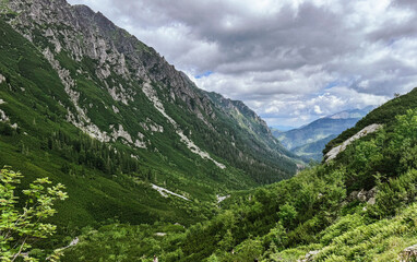mountain landscape in the alps
