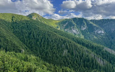 mountain landscape in the mountains, High Tatras 