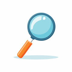Magnifying Glass Icon for Search and Data Analysis