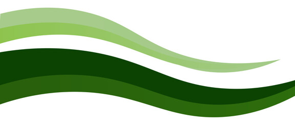 Abstract green banner background. Graphic design banner pattern background template with dynamic curve shapes