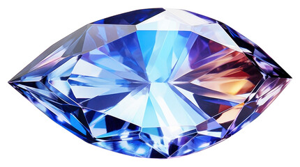 PNG Marquise cut gemstone crystal jewelry.