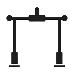 vintage microphone isolated on white