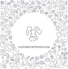 Customer Retention Icon