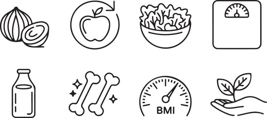 set of hand drawn flowers