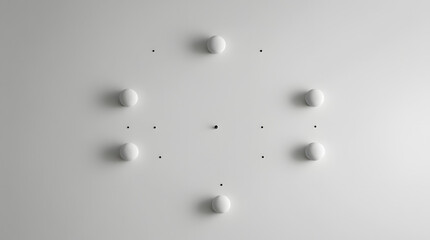 dots like a ball placed in particular arrangement