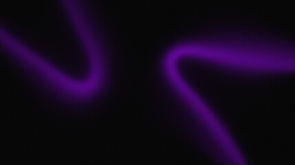 Abstract dark background with two glowing, wavy purple light streaks creating a dynamic and modern visual effect.