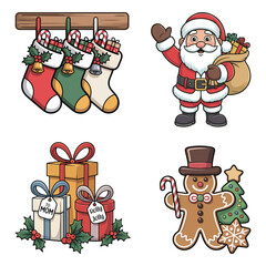 Christmas Vector Clipart Bundle