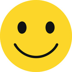 Fototapeta premium Face icon. Simple emotion icon vector