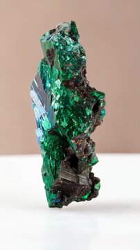 Beautiful Azurite Malachite Crystal Formation Mineral Specimen.