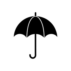Open Umbrella for Rain Protection Icon