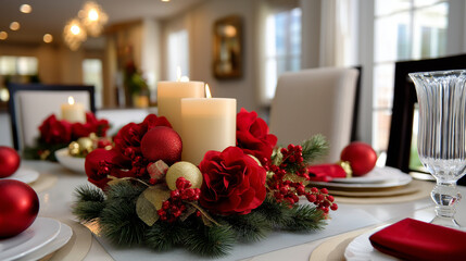Professional Christmas real estate staging services incorporating holiday decoration and property presentation enable real estate professionals to enhance property appeal during Ch