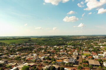 aerial view of the city